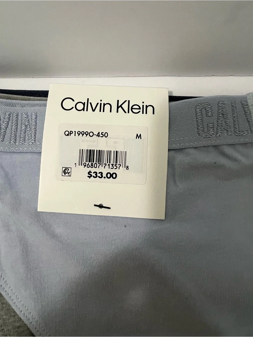 NWT Calvin Klein Bikini Briefs 3-Pack - Light Blue, Mauve & Gray